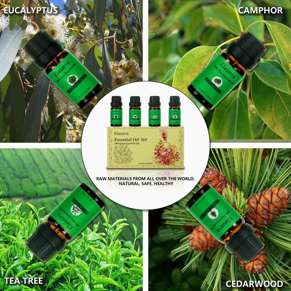 Elaunva Essential Oils Set - Camphor essential oil bottle