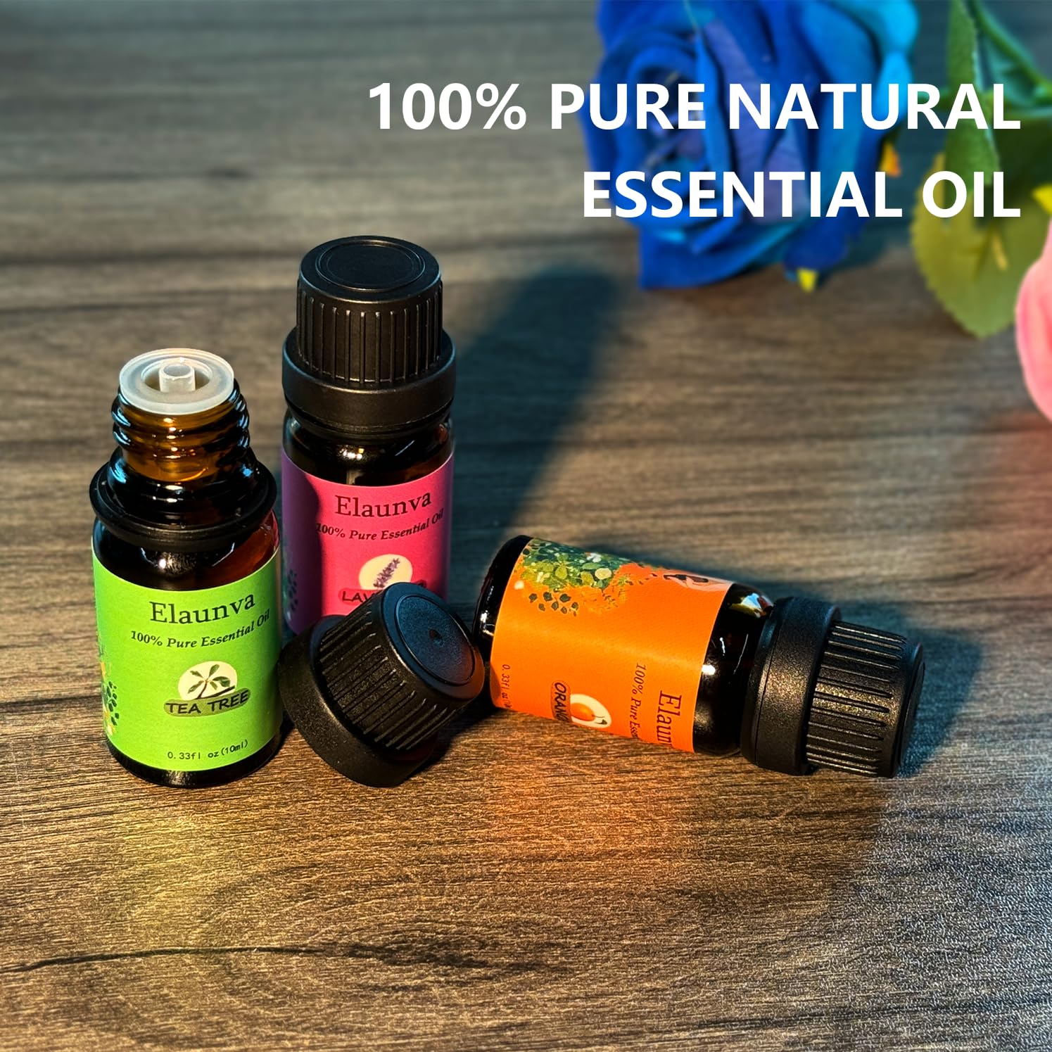 Elaunva essential oils gift set box packaging