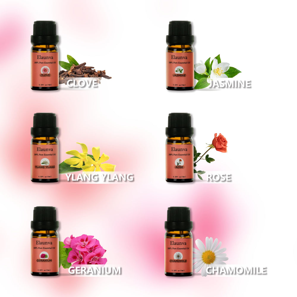Elaunva Geranium Essential Oil bottle