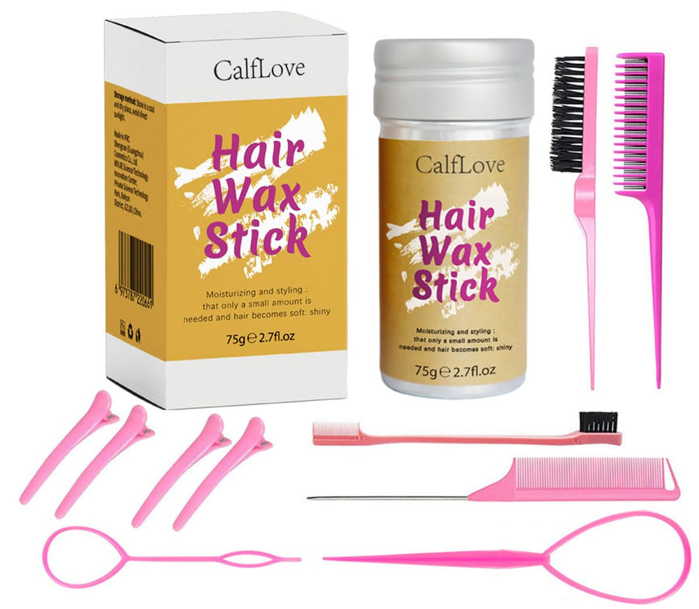 ELCHHIRSCH Hair Wax Stick for flyaways provides smooth control and subtle shine.