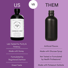 Label highlighting gluten-free, dairy-free, and no artificial ingredients
