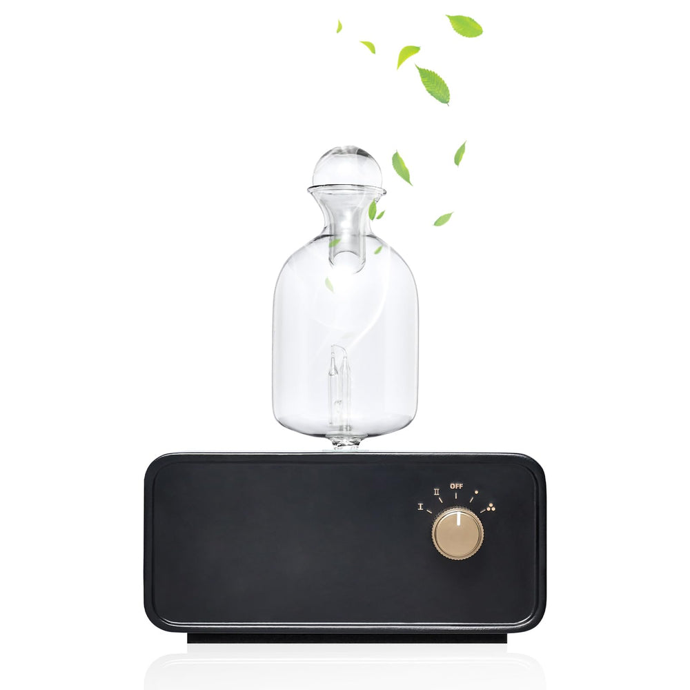 EldEast Aromatherapy Diffuser portable-nebulizing for hotel rooms delivers quiet ambient scent.