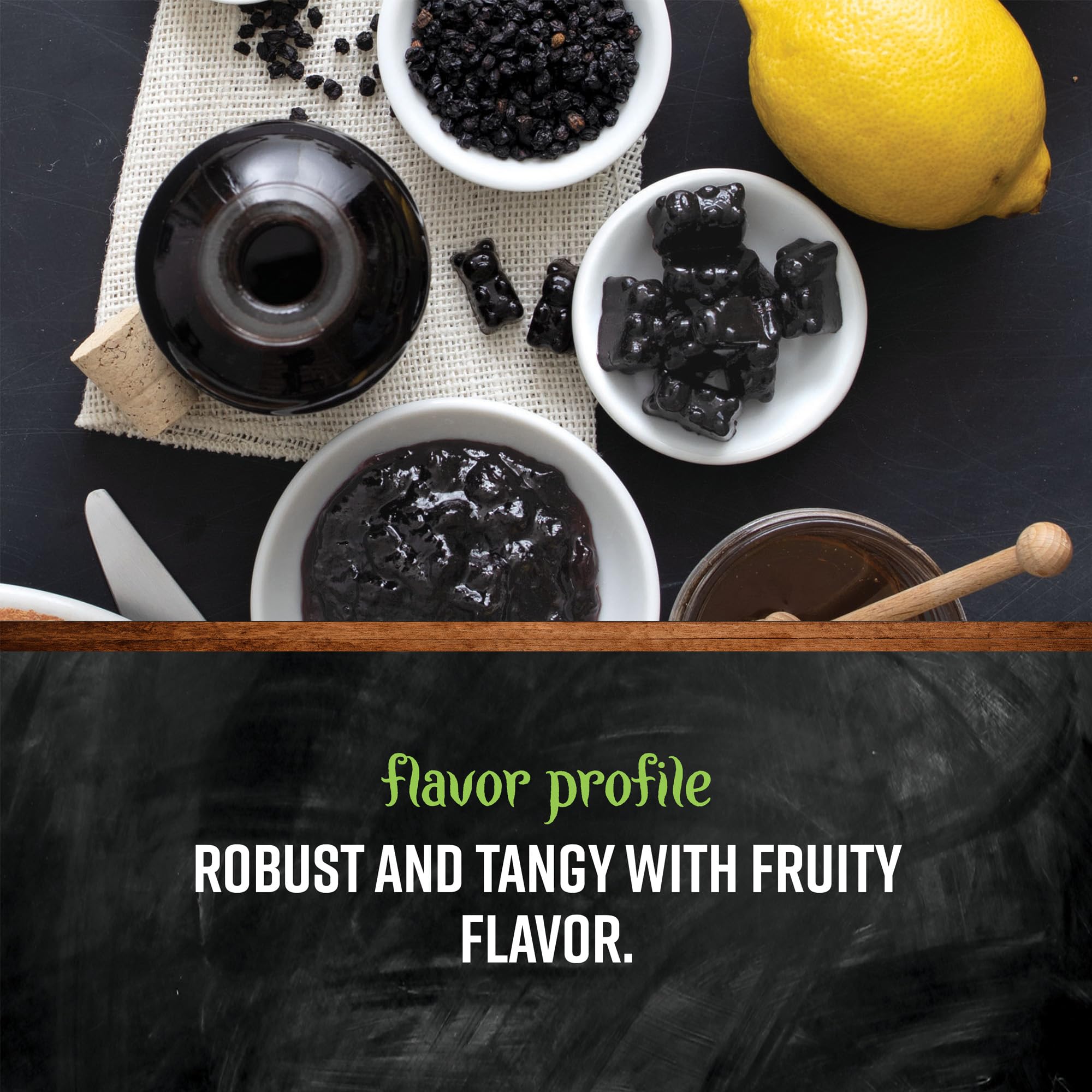 Elderberry used for powder and culinary applications
