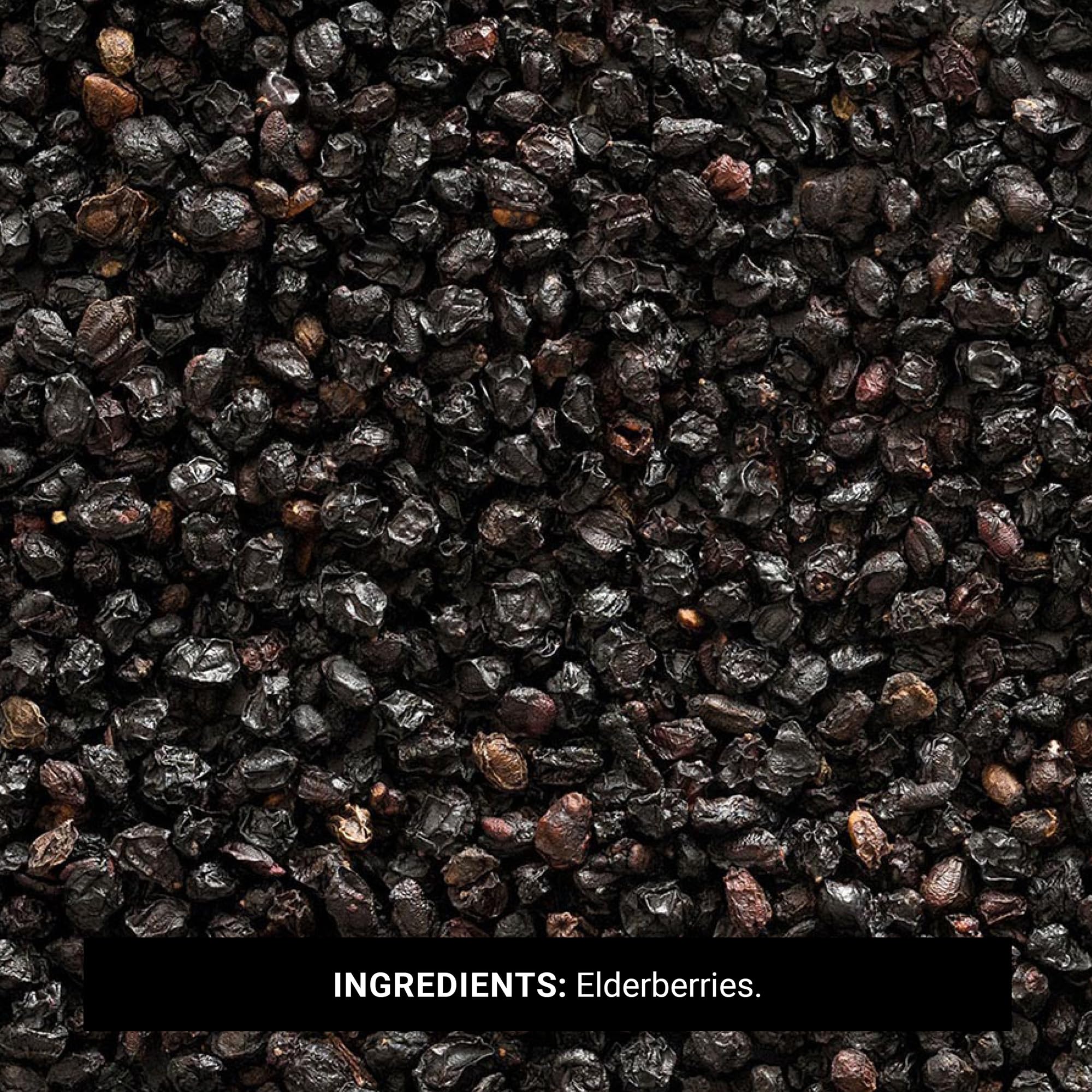 Elderberries used to make syrups and desserts