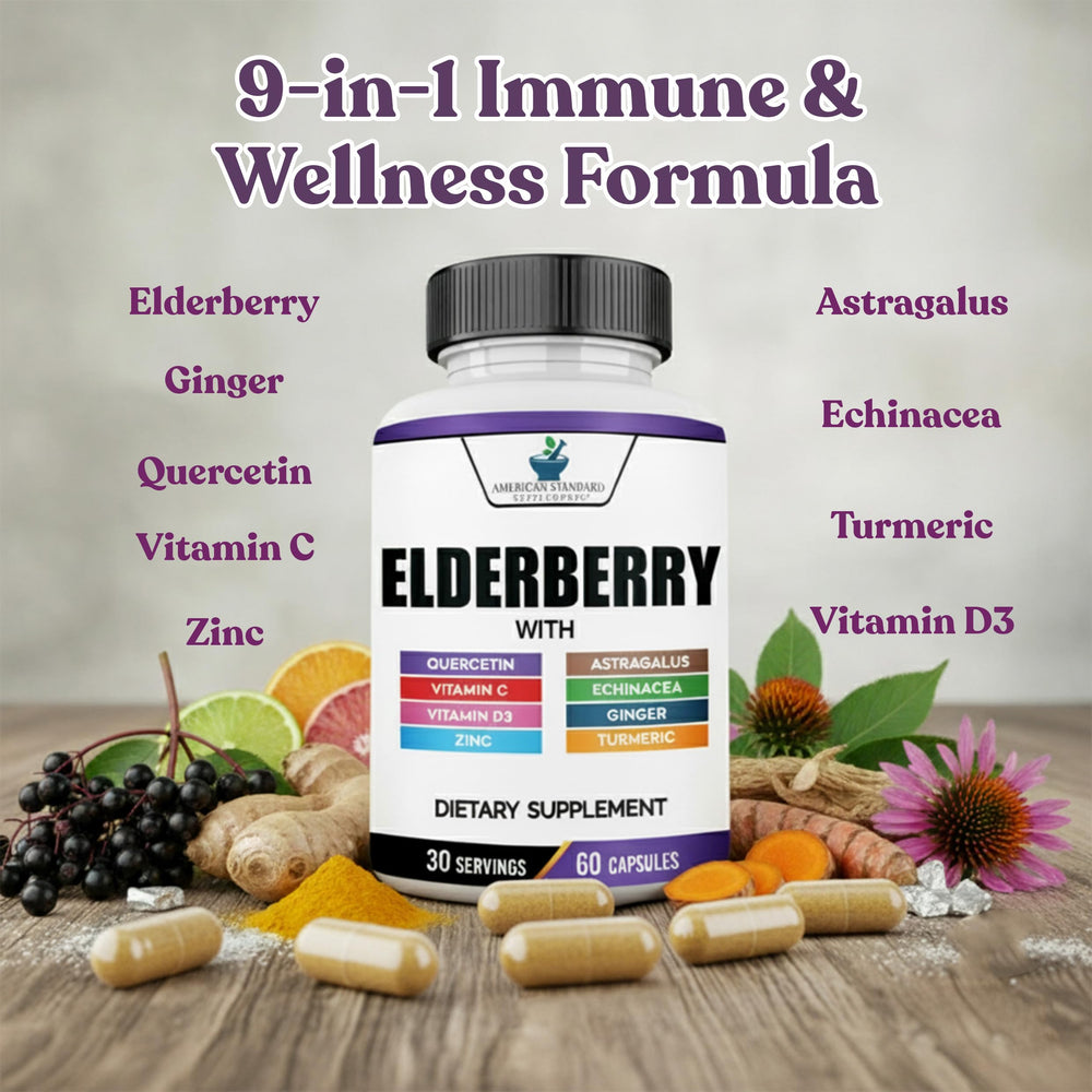Ginger, turmeric and zinc illustration with capsules