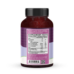 Close-up of elderberry gummies for kids