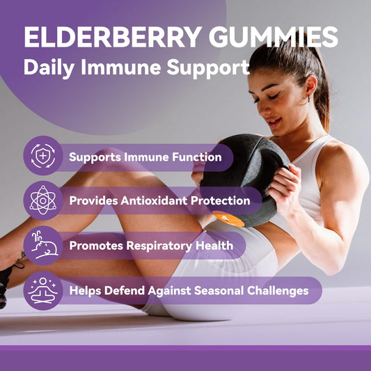 Ingredients: elderberry, vitamin C, and zinc