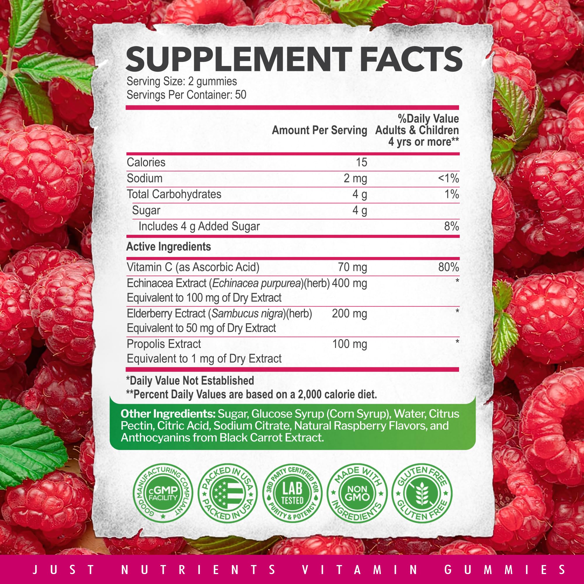 Kids-friendly serving suggestion with Raspberry Elderberry Gummies