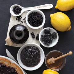 Elderberries used for jams and syrups
