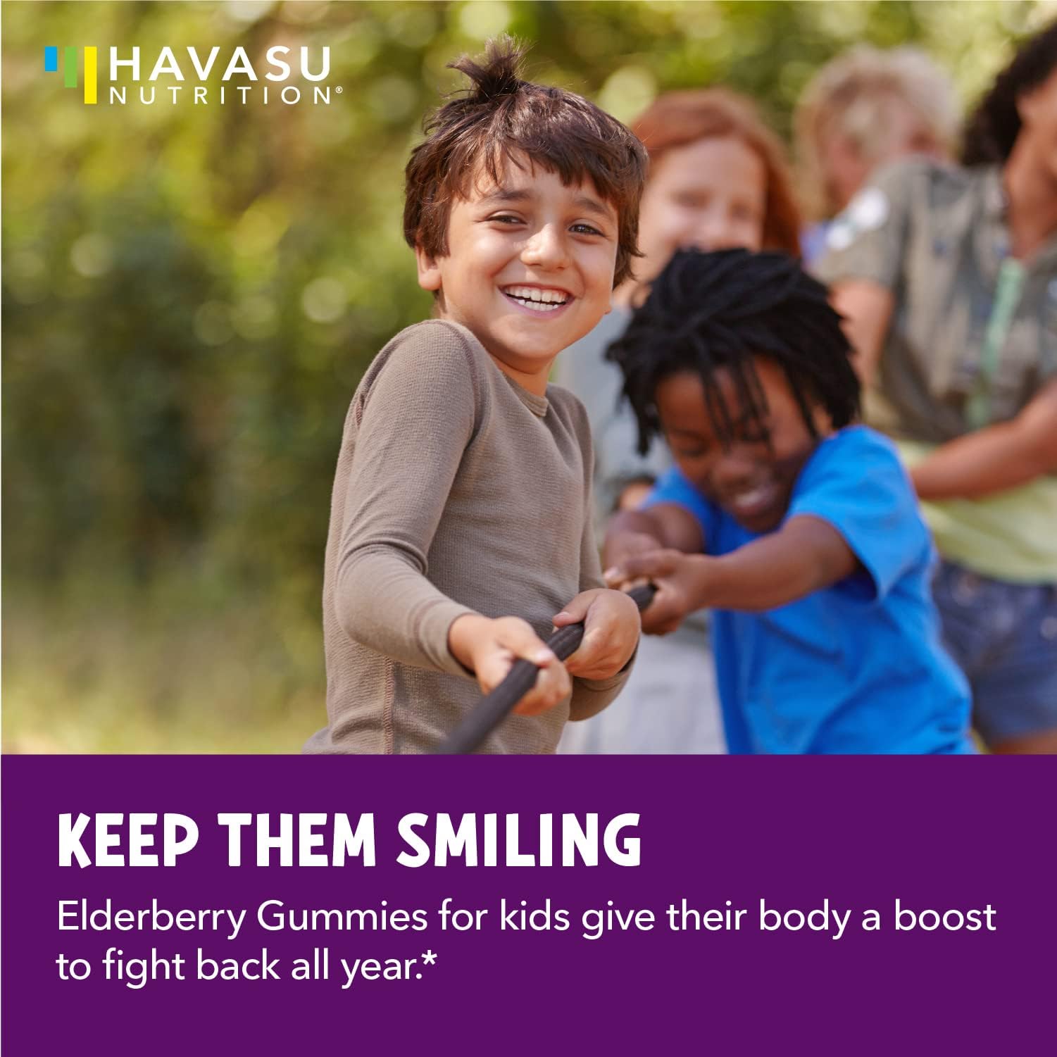 Family-friendly immune support supplement packaging