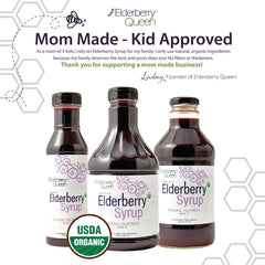 Immunity support for kids and adults from Elderberry Queen Syrup