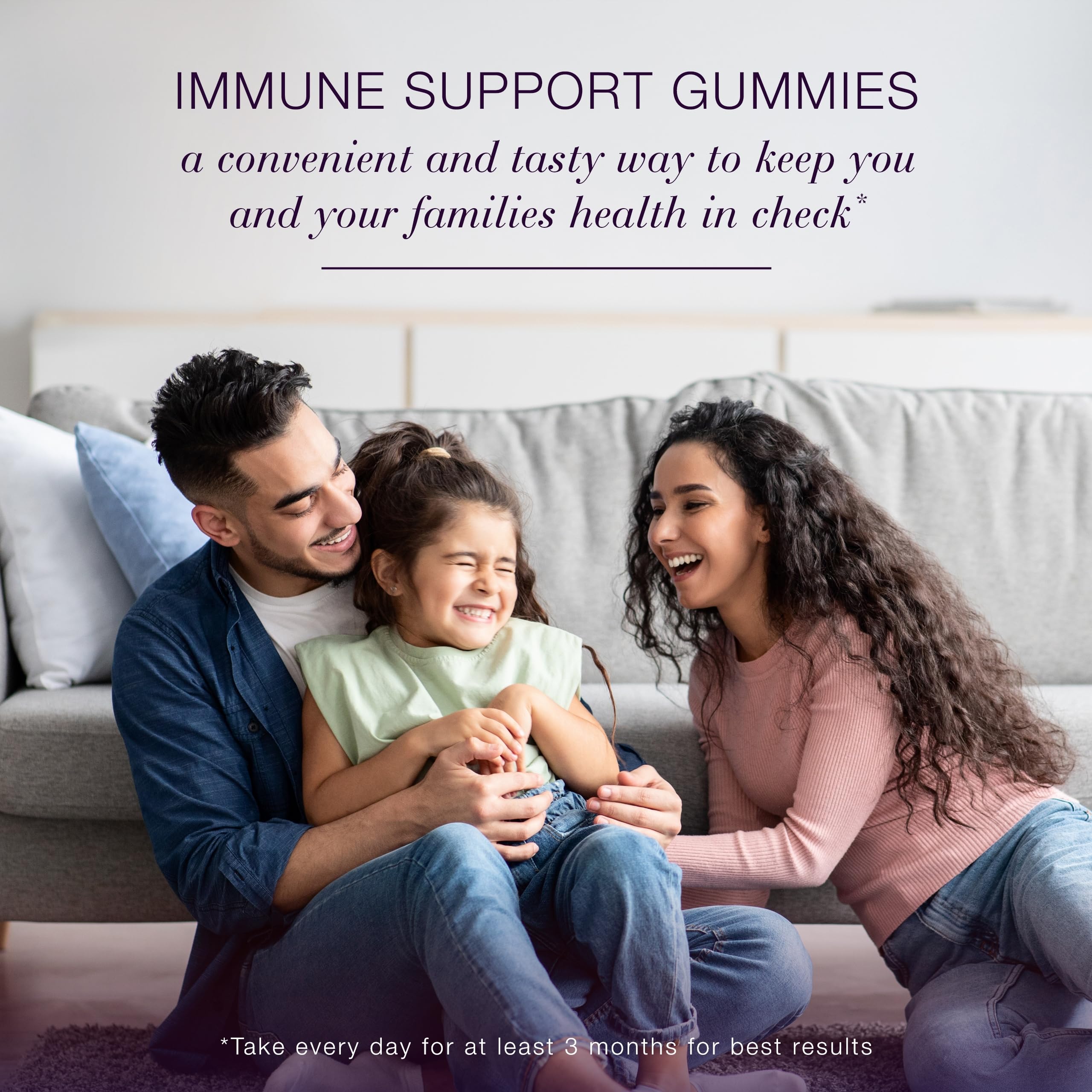 Ingredient panel for elderberry vegan gummies