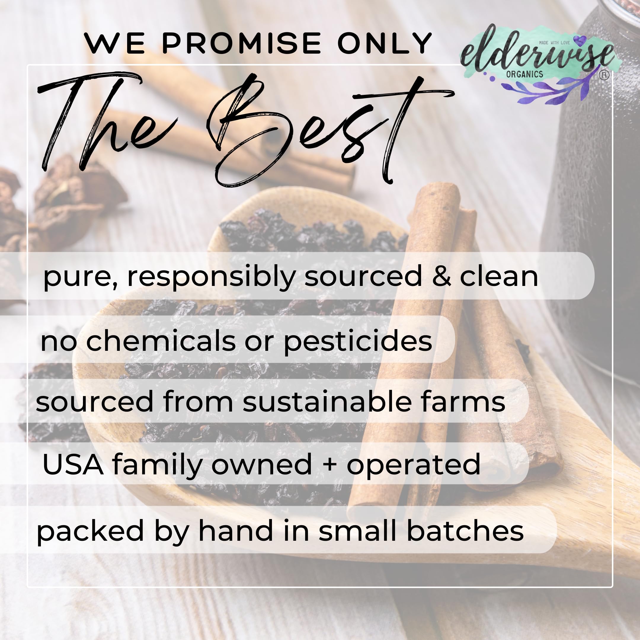Organic labeling and packaging of Elderwise kit