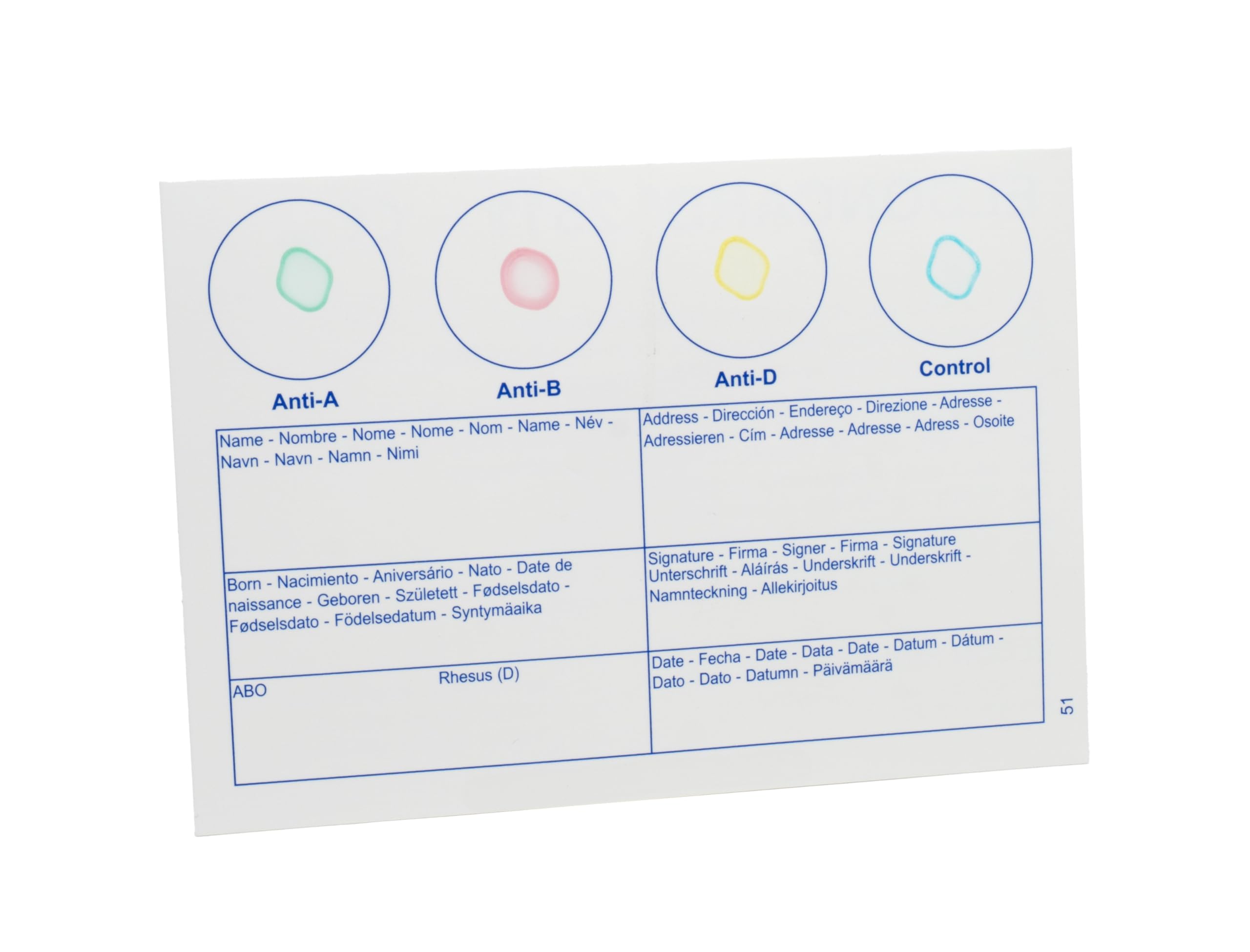 Air-sealed protective envelope for Eldoncard kit