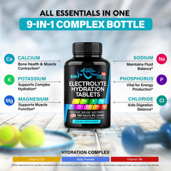 Vegan and keto-friendly electrolyte tablets packaging