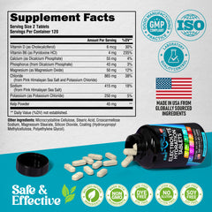 Athlete using electrolyte tablets during workout