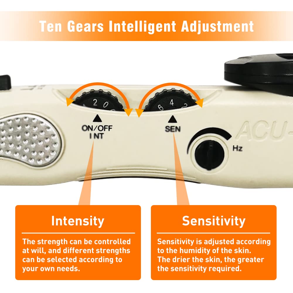 Acupoints chart included in the user manual