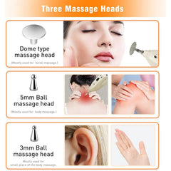 Ear massage head attachment