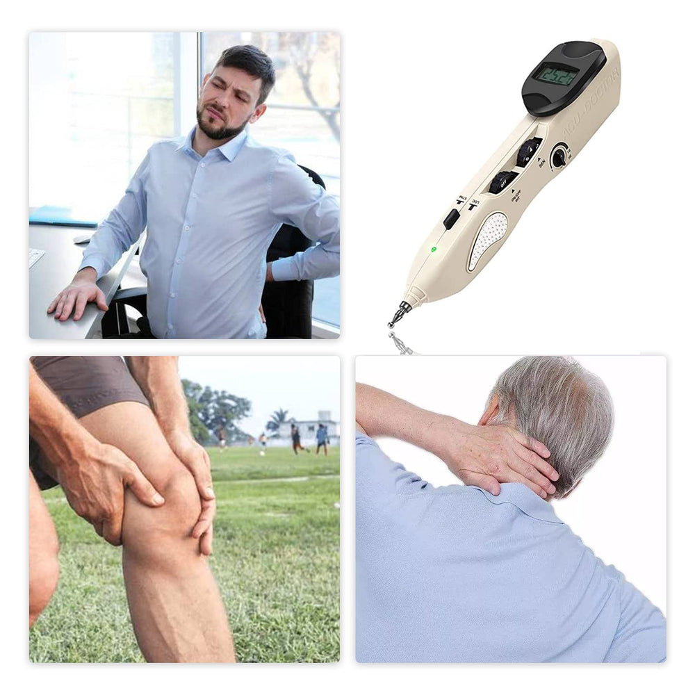 Front view of the Electronic Acupuncture Pen showing design
