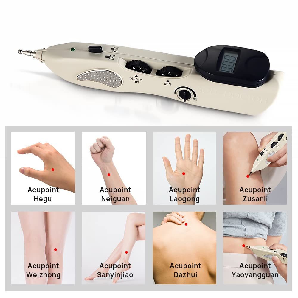 At-home use scenario showing non-invasive pain relief with the pen