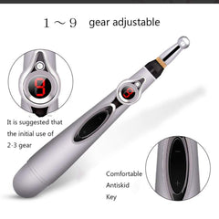 Meridian Energy Pen with Spheroidal massage head