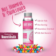 20 oz bottle of Elementa Essentials Kids Mouthwash Bubble Gum