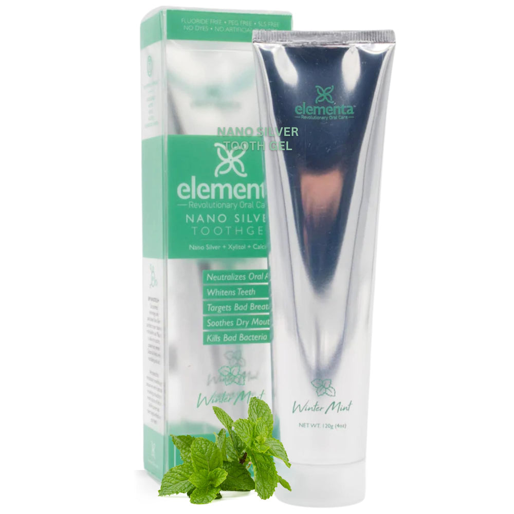 Elementa Silver Wintermint toothpaste tube - front view
