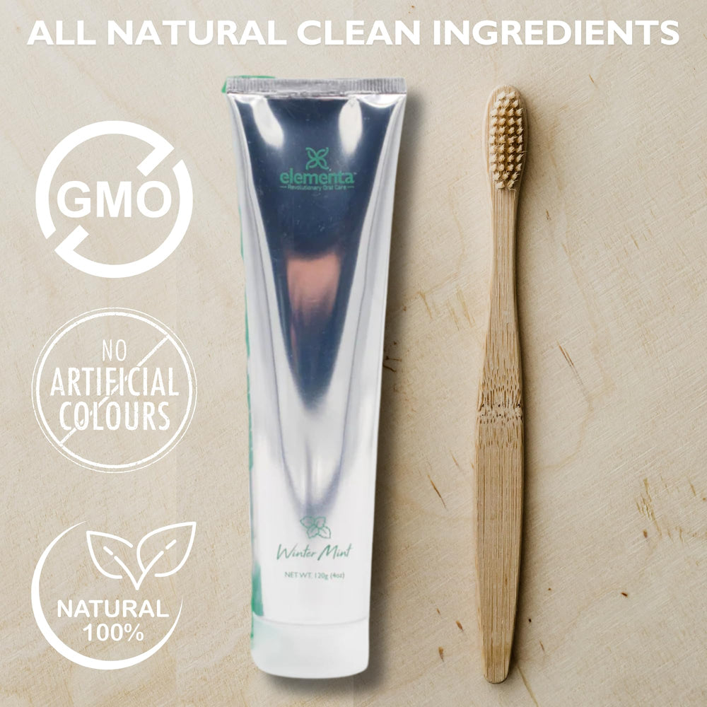 4 oz toothpaste tube with mint branding