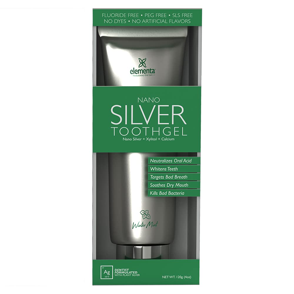 Elementa Silver Wintermint Tooth Gel 2-Pack packaging