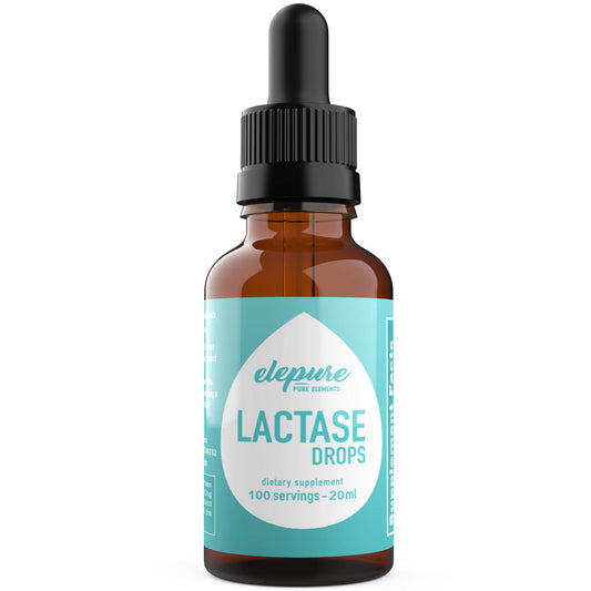 Elepure Pure Elements Lactase Drops bottle and packaging