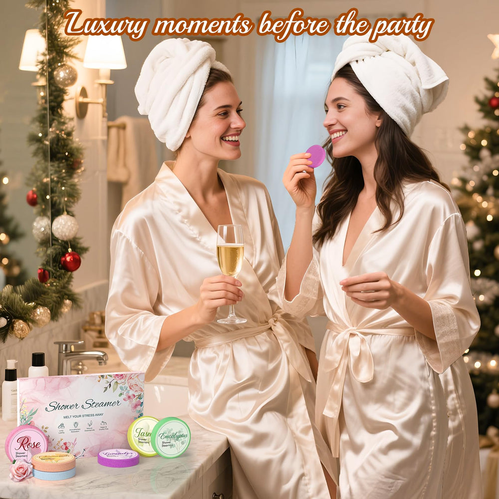 Eletorot rosemary shower steamers offer an energizing scent for focus.