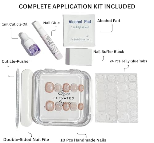ELEVATED LÉGACY dual-sided nail file smooths edges for precise shaping.