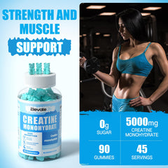 Front of ElevateLife gummies bottle with label