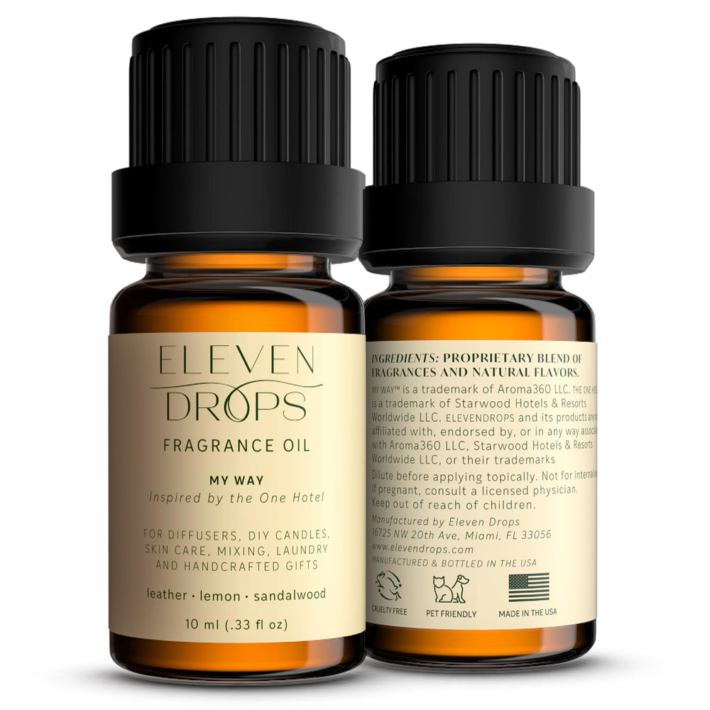 Eleven Drops My Way Diffuser Oil bottle with 10ml size and premium packaging