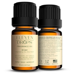 Eleven Drops My Way Diffuser Oil bottle with 10ml size and premium packaging