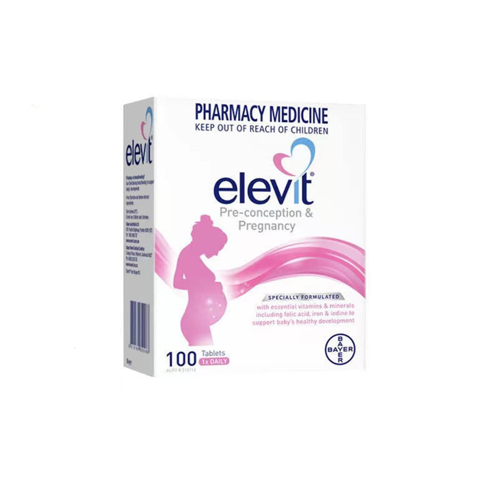 Elevit TAB with Iodine 100s bottle front view