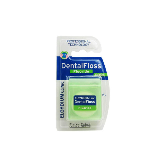 Elgydium Clinic Floss Mint 35m dental floss with mint flavor and fluorinated waxed wire