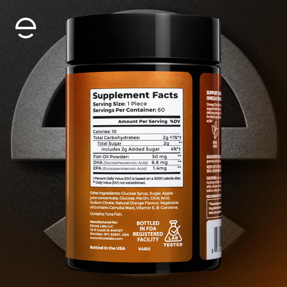 Immune support from kids omega-3 gummies