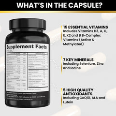 Iron-free multivitamin packaging