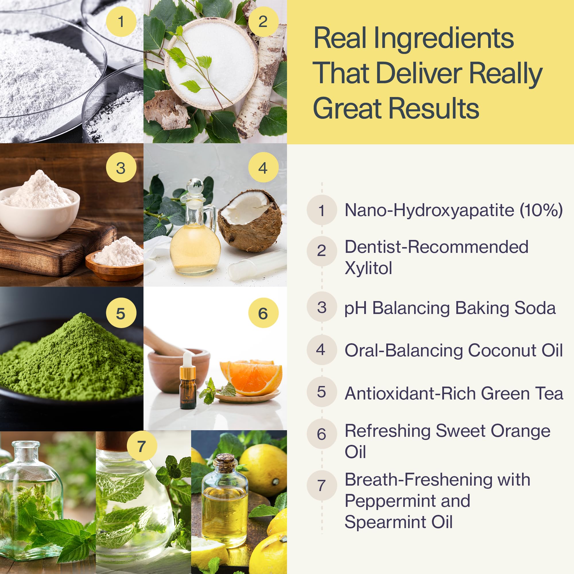 Fluoride-free and non-toxic claim on packaging