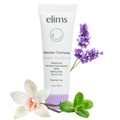 Elims nano hydroxyapatite toothpaste 1oz box packaging
