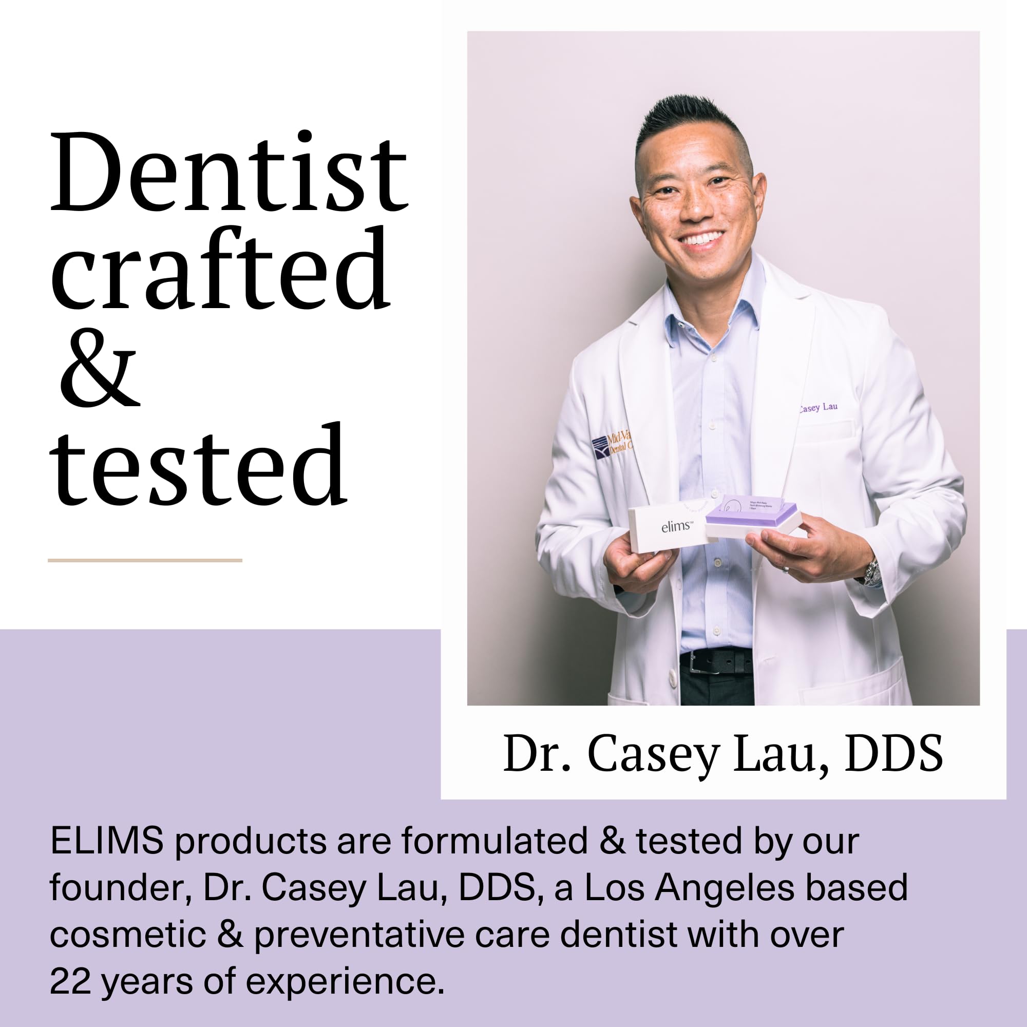 Pack of 42 ELIMS whitening strips