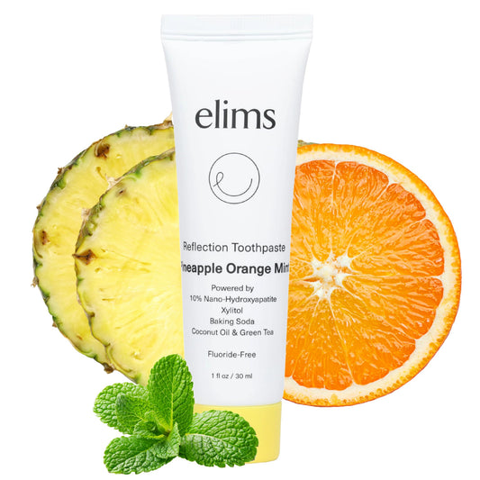 ELIMS Travel Size Nano Hydroxyapatite Toothpaste 1oz front view