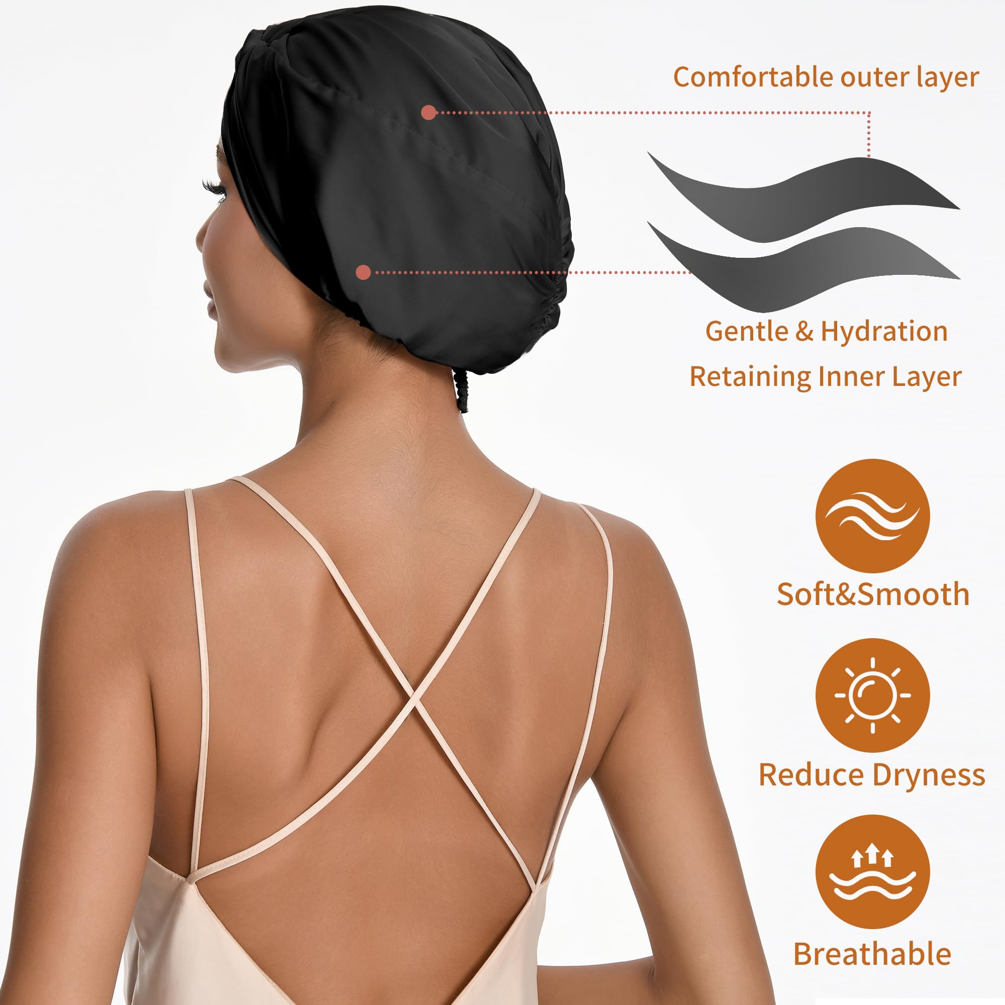 ELIO luxury night cap featuring royal design for a stylish bedtime routine.
