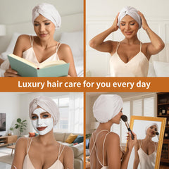 ELIO double-layer satin bonnet protects hair while you sleep under CPAP.