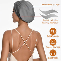 ELIO classy night-cap silhouette adds luxury to nightly routine.