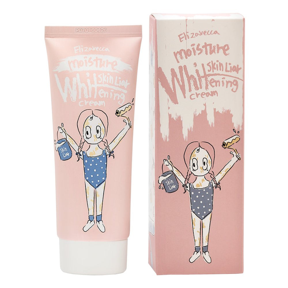 Elizavecca Skin Liar Moisture Cream packaging shot, highlighting all-skin-types formula