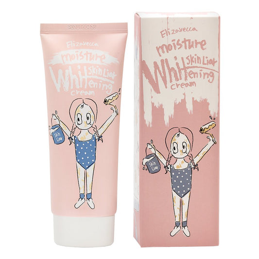 Elizavecca Skin Liar Moisture Cream packaging shot, highlighting all-skin-types formula