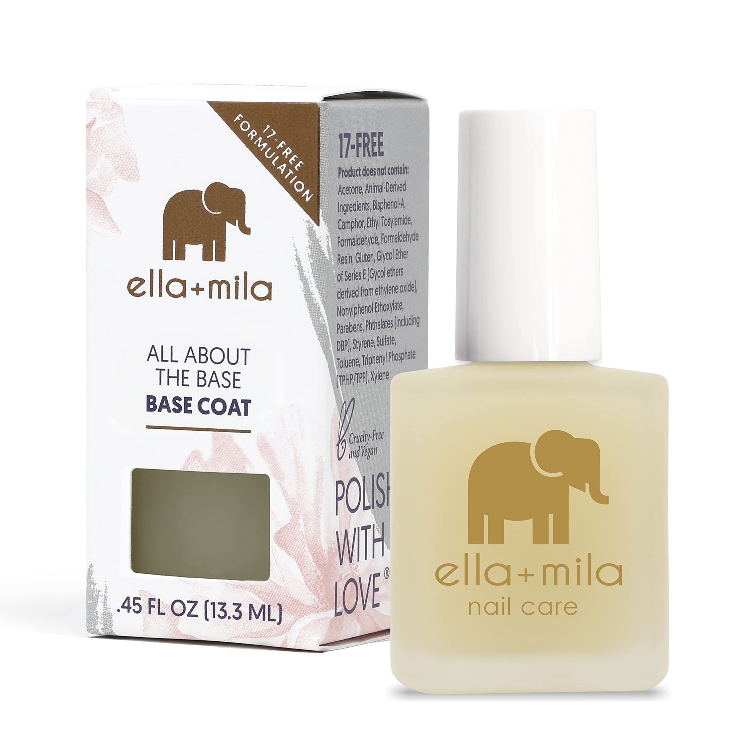 Ella Mila Ridge Filler Base Coat bottle ready to smooth ridges.