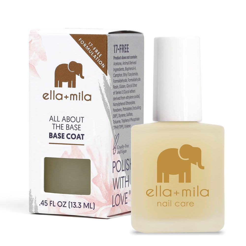 Ella Mila Ridge Filler Base Coat bottle ready to smooth ridges.